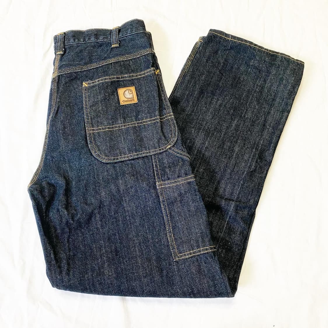 칼하트 - 데님 럭  싱글 니 팬츠 (워크 팬츠) 상품이미지1