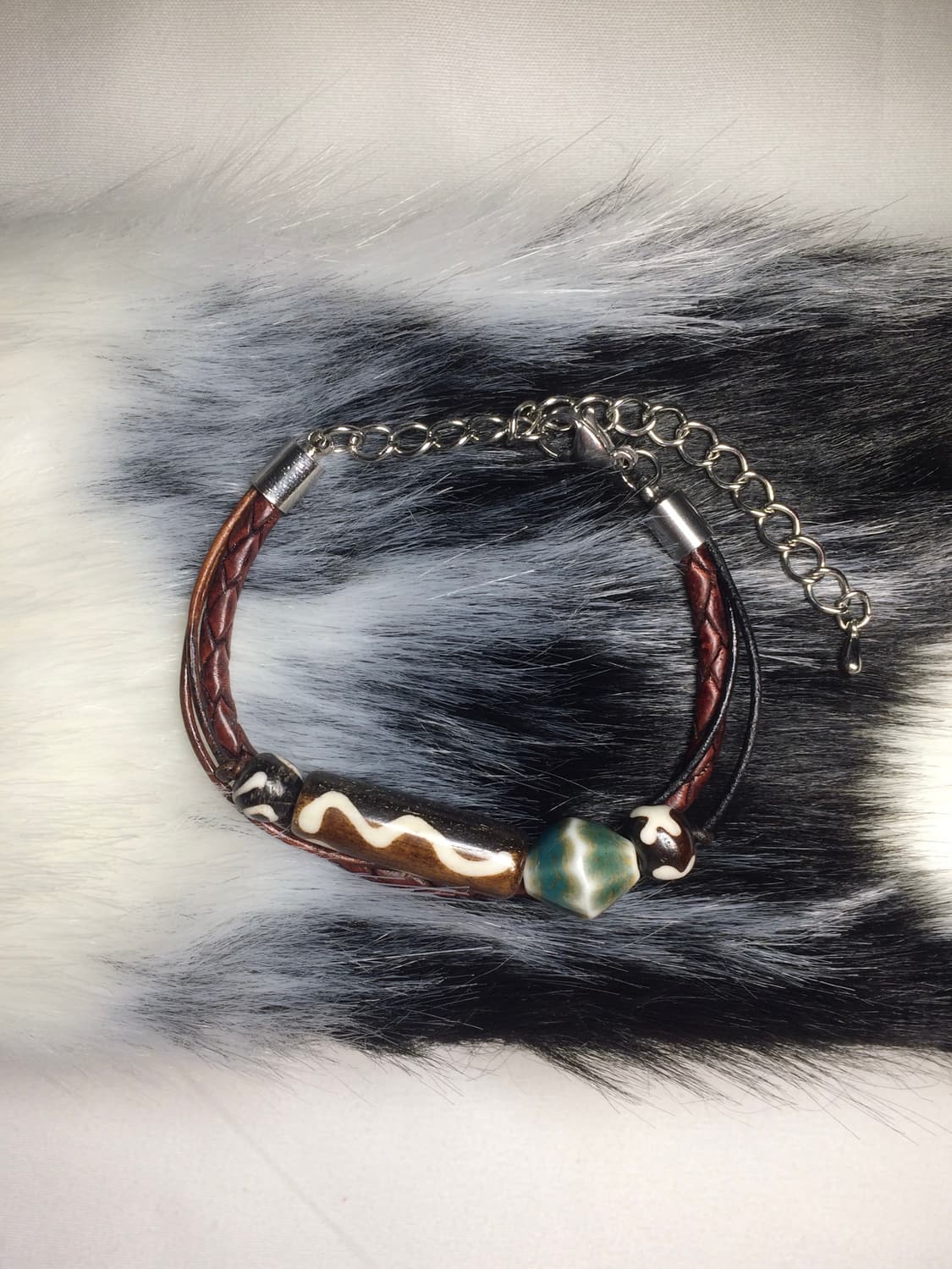 [10] 핸드메이드 가죽 팔찌 상품이미지1