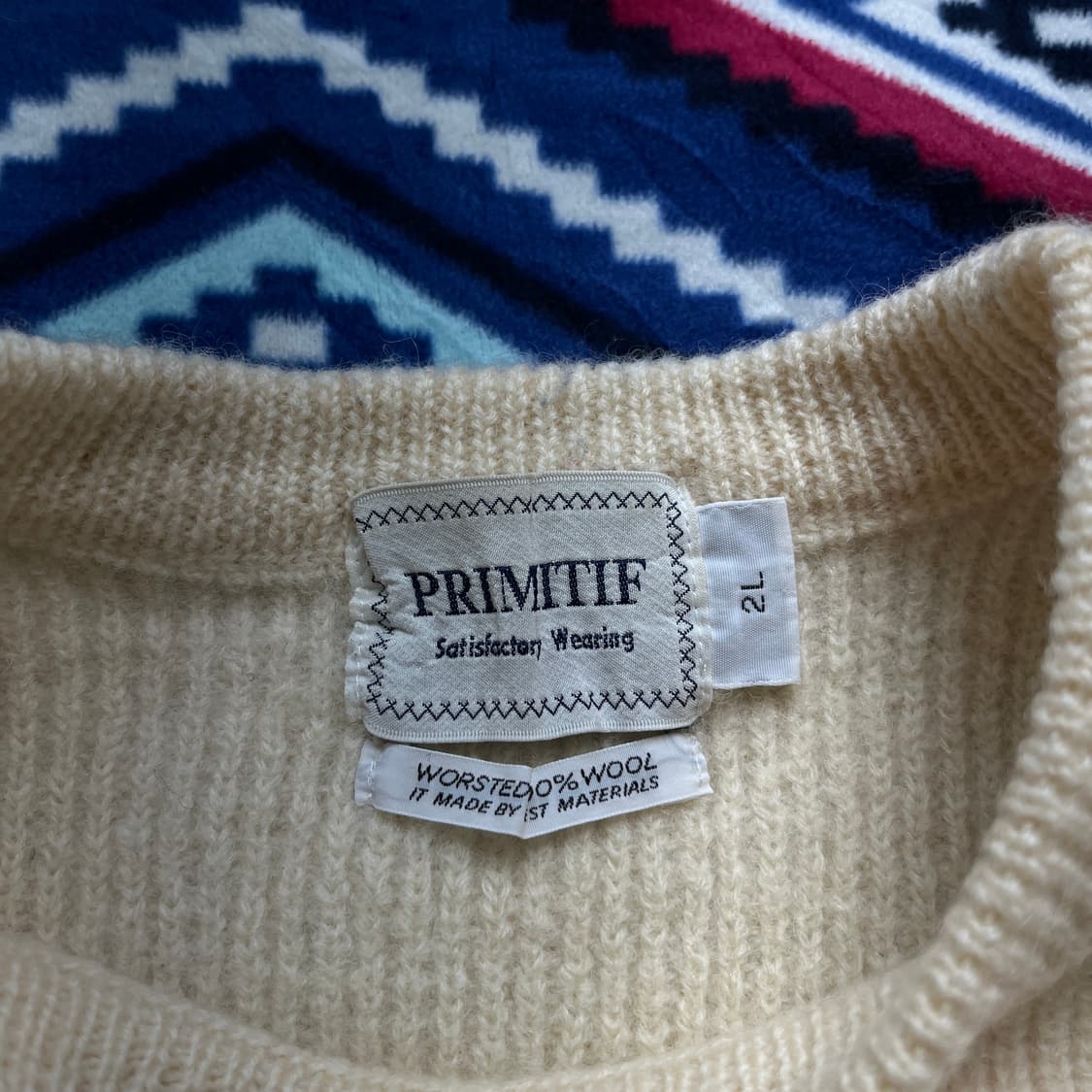 PRIMITIF 울100 빈티지 니트 (실측확인) 상품이미지2