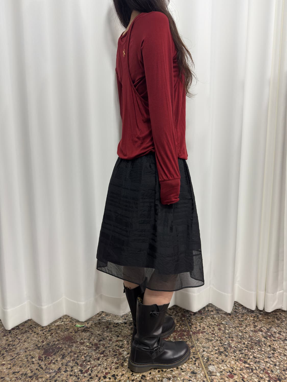 comme ca ism design midi skirt 상품이미지4