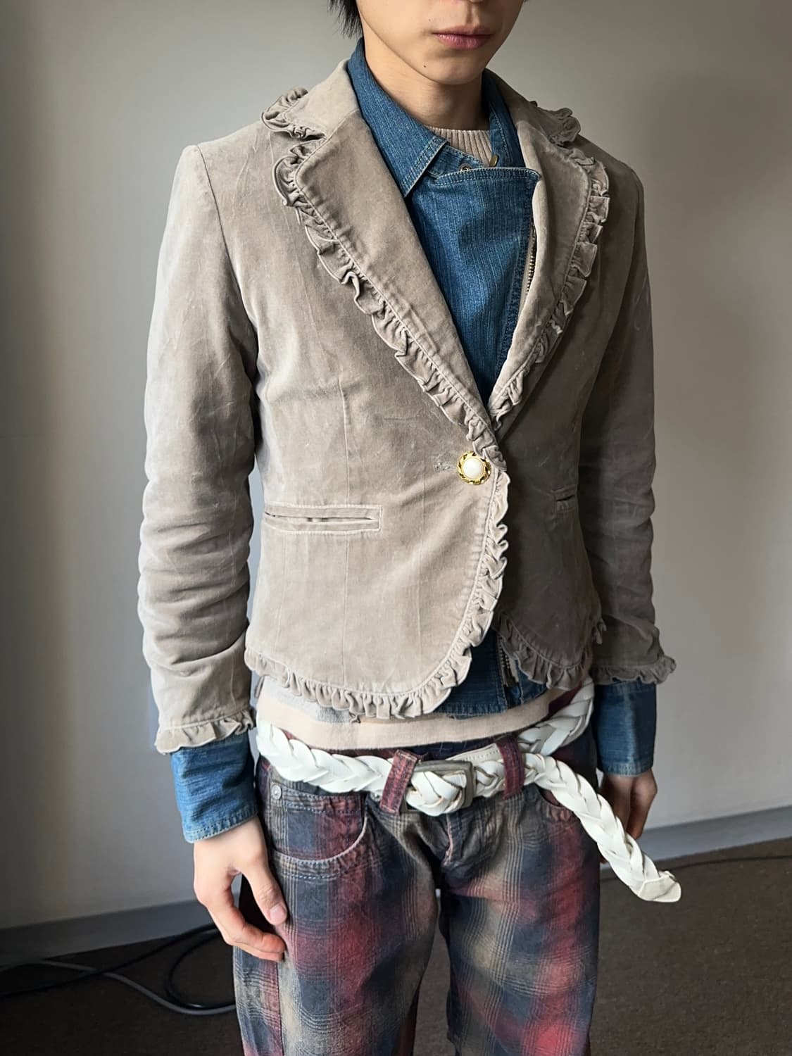 AWAW by Junko Shimada 프릴 코티드 자켓 상품이미지4