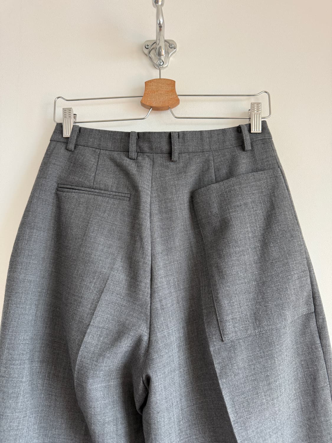 파사드패턴(FACADE PATTERN) 턱 와일드 슬렉스(울블렌드 마크) 상품이미지5