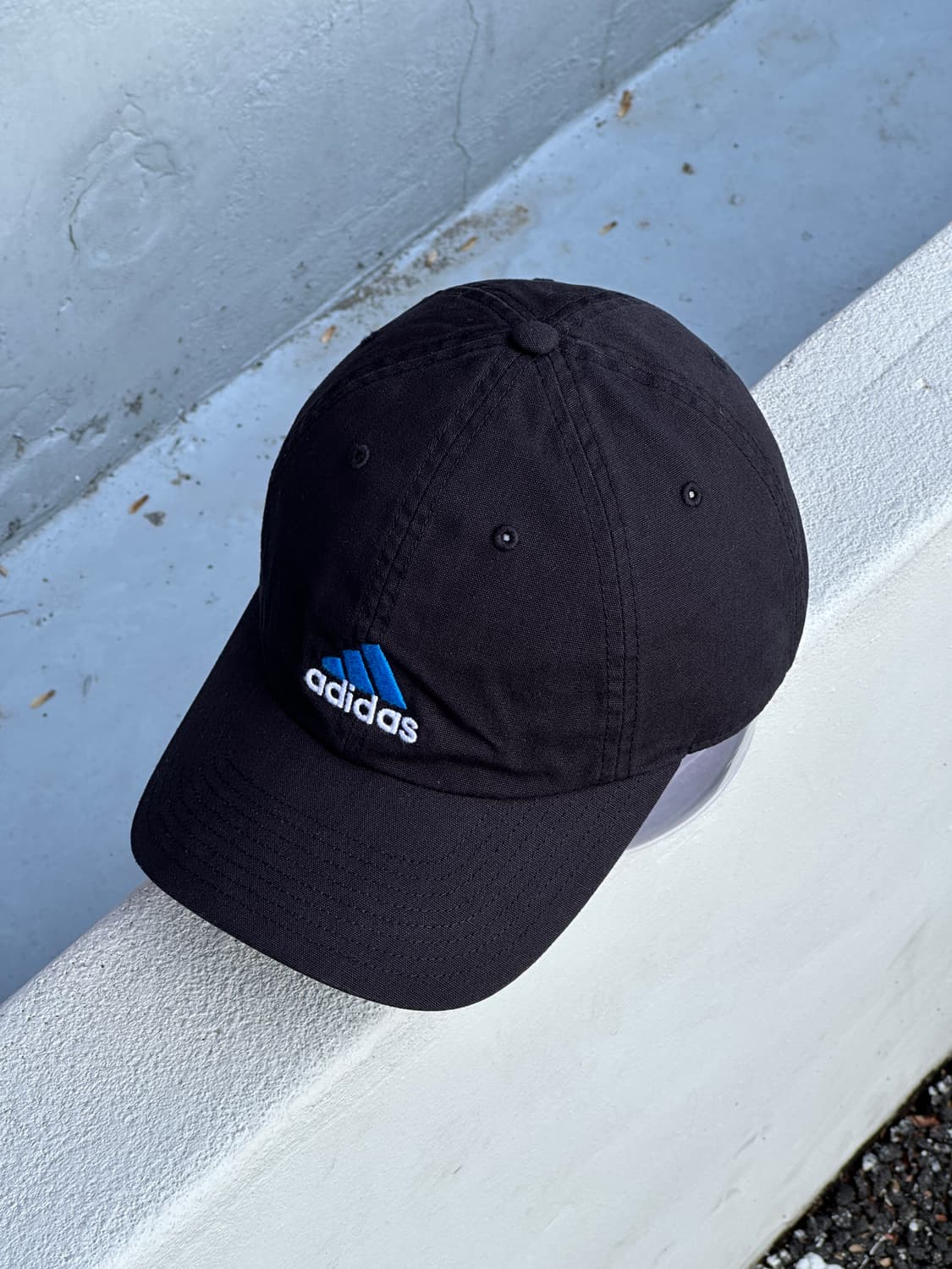 [F] 아디다스 로고 블랙 볼캡 모자 상품이미지2