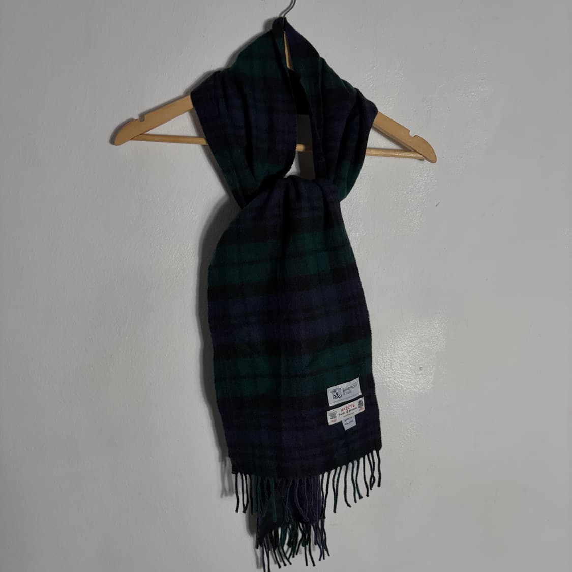 존스턴스 오브 엘긴X헤지스 콜라보 캐시미어 머플러 상품이미지1