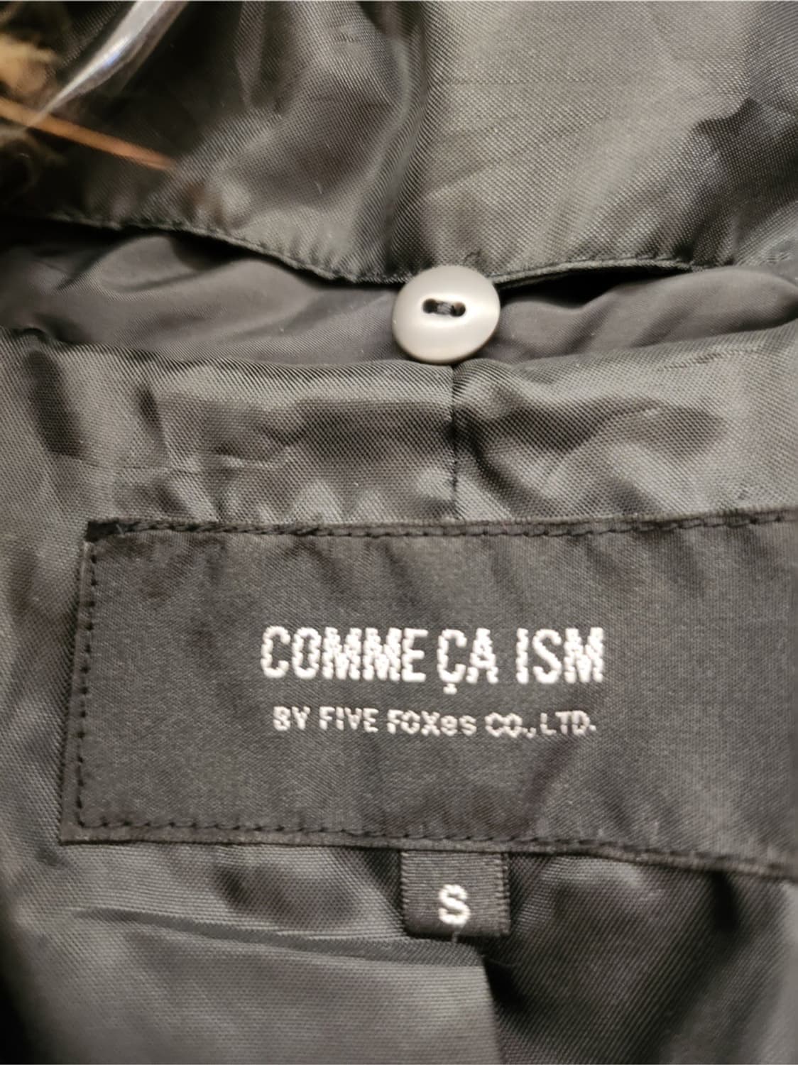 일본빈티지 콤 사 이즘 라쿤털 탈부착 가능 다운 벨트 패딩 상품이미지7