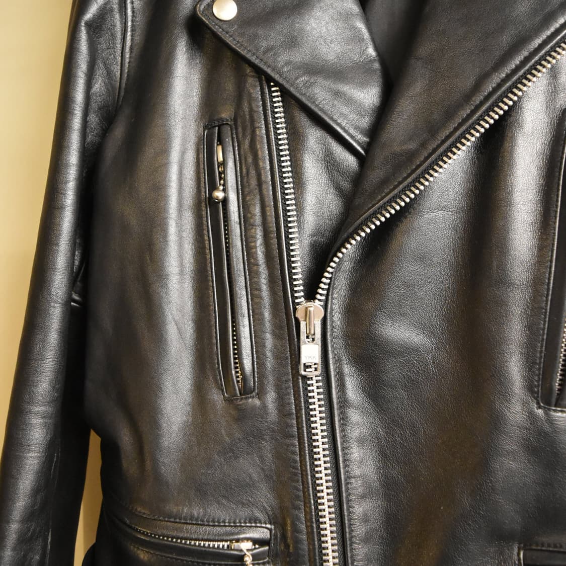 소가죽 라이더 자켓 블랙 (Ruckuz) 상품이미지5