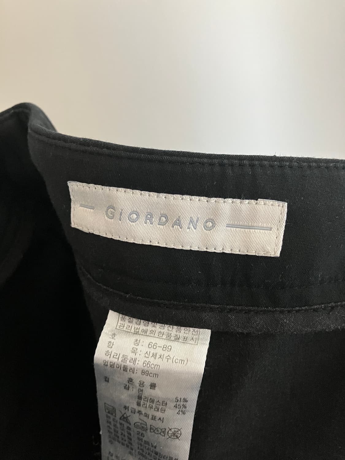 [GIORDANO] 블랙 슬랙스 상품이미지2