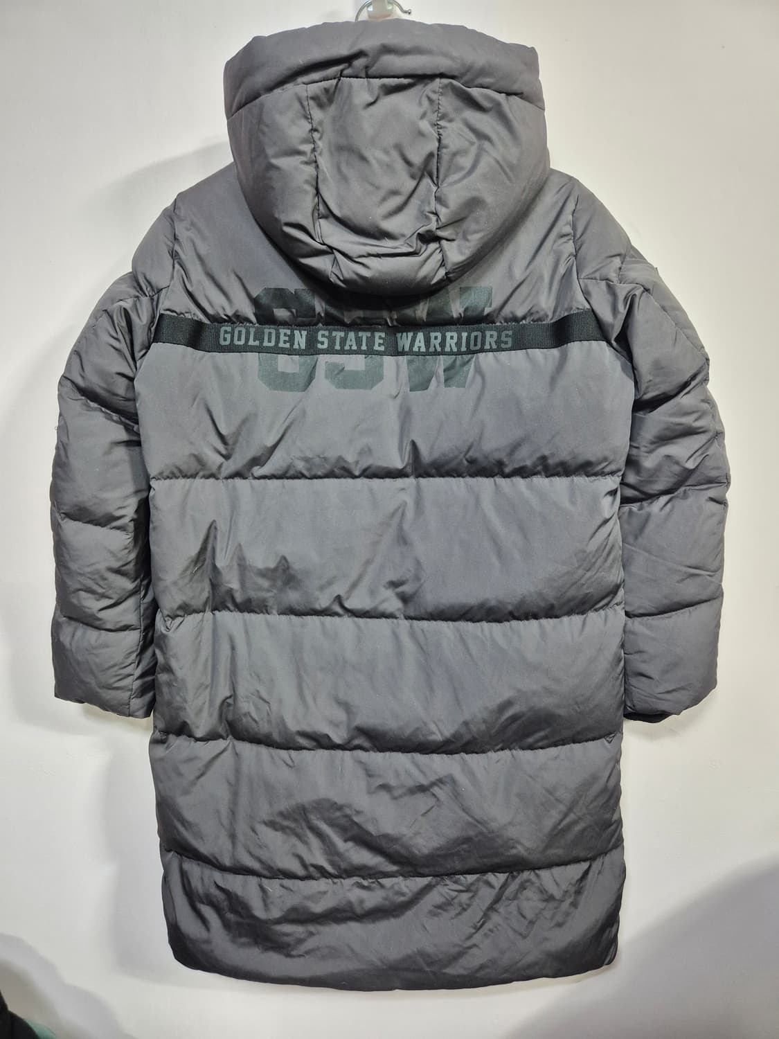 NBS 골든스테이트 워리어스 롱패딩 그레이 상품이미지2
