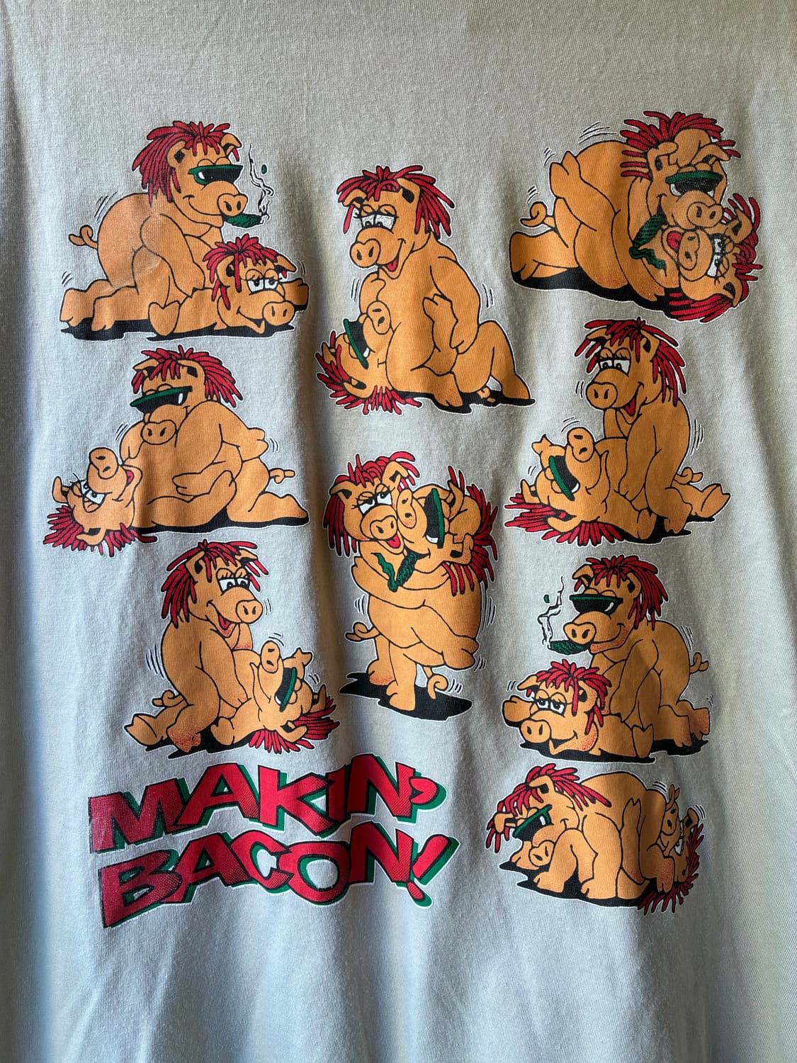 MAKIN BACON! Vintage Graphic Tee 상품이미지2
