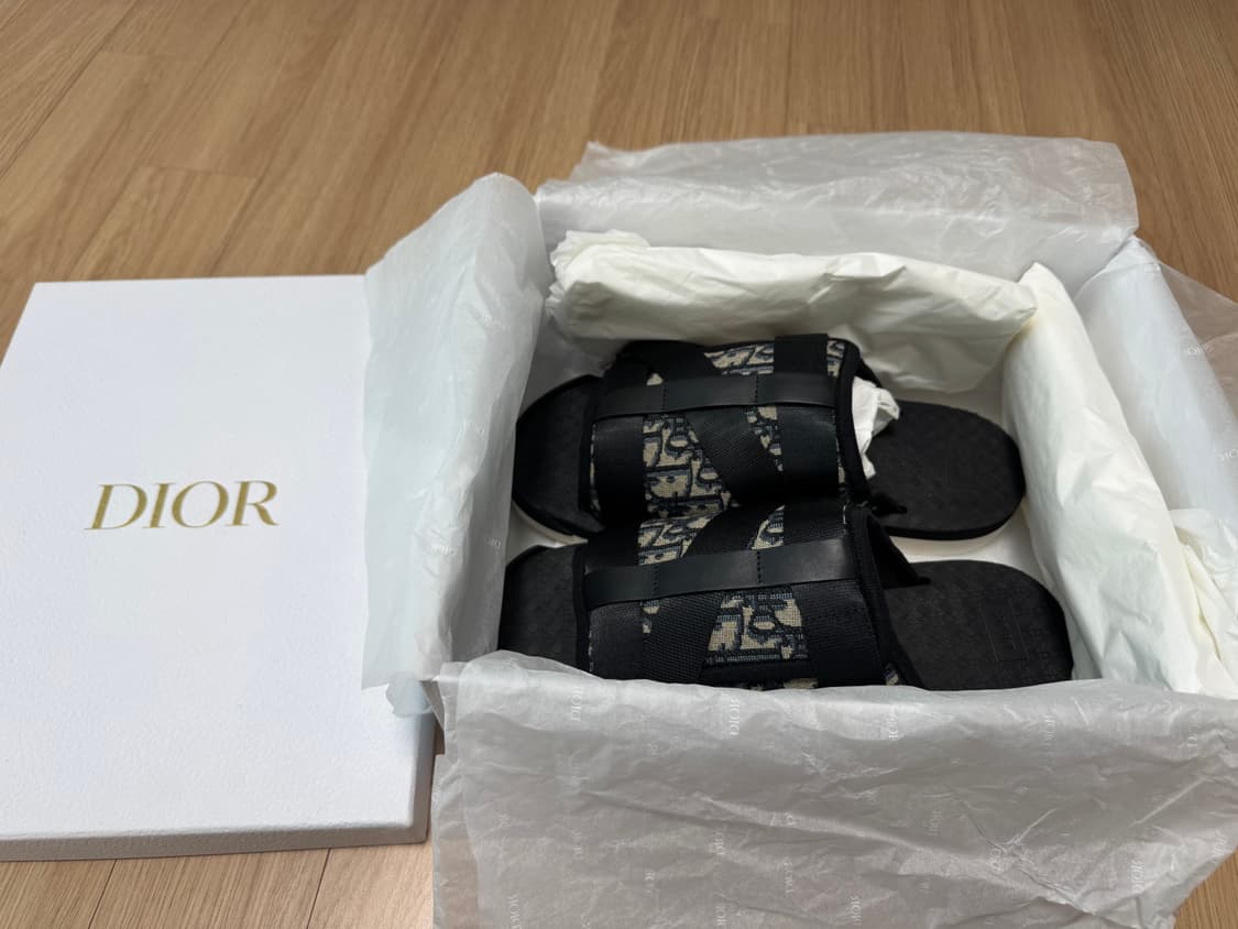 디올 오블리크 자카드 샌들 상품이미지1