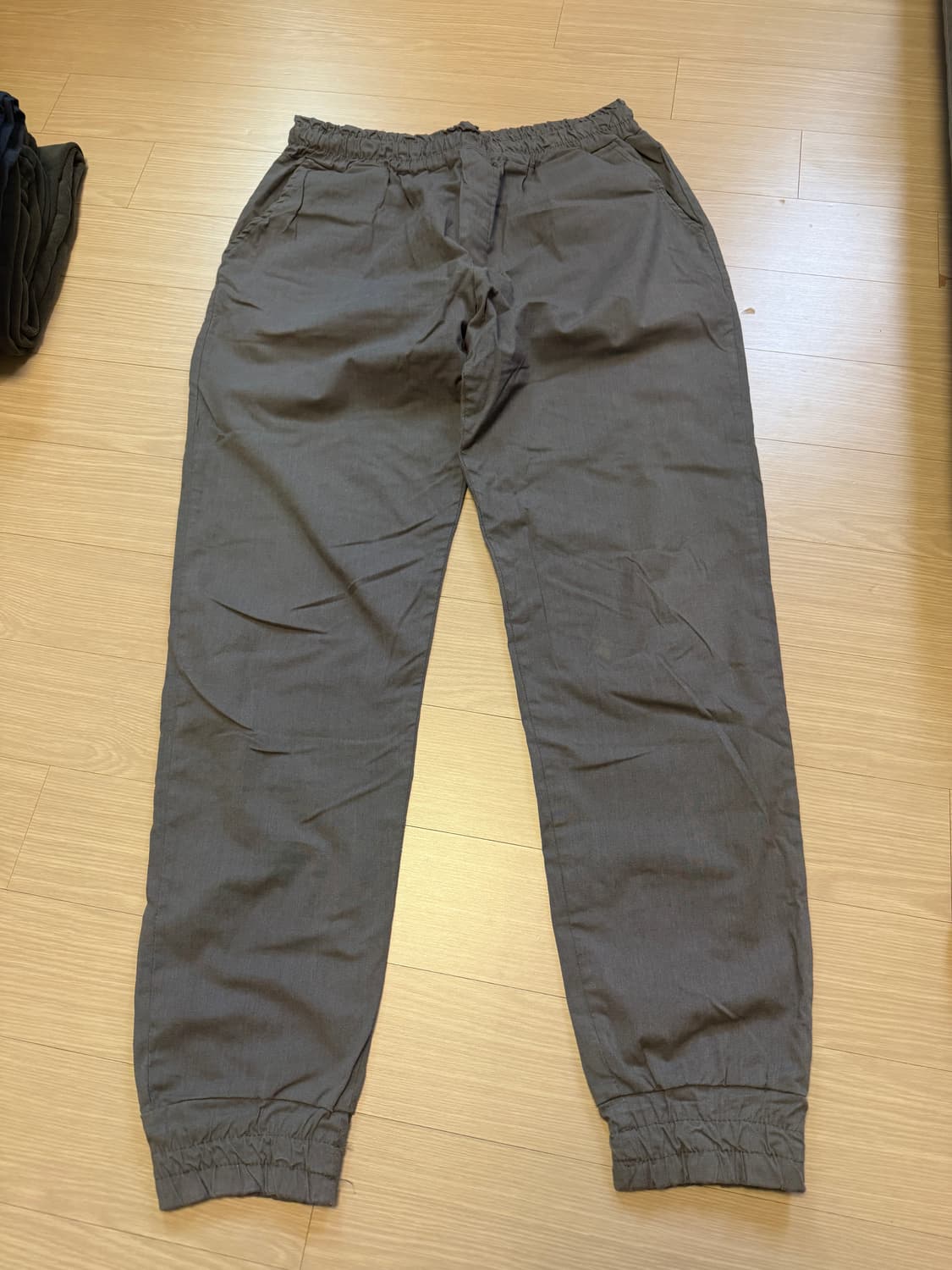 초코클래식 린넨 스판 조거 그레이 L 상품이미지1