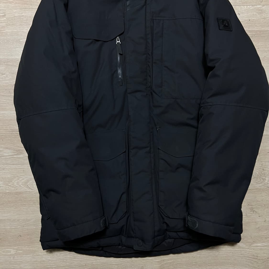 웨스트우드 구스다운 옴니히트 안감 후드 패딩 점퍼 [블랙] L/100 상품이미지3