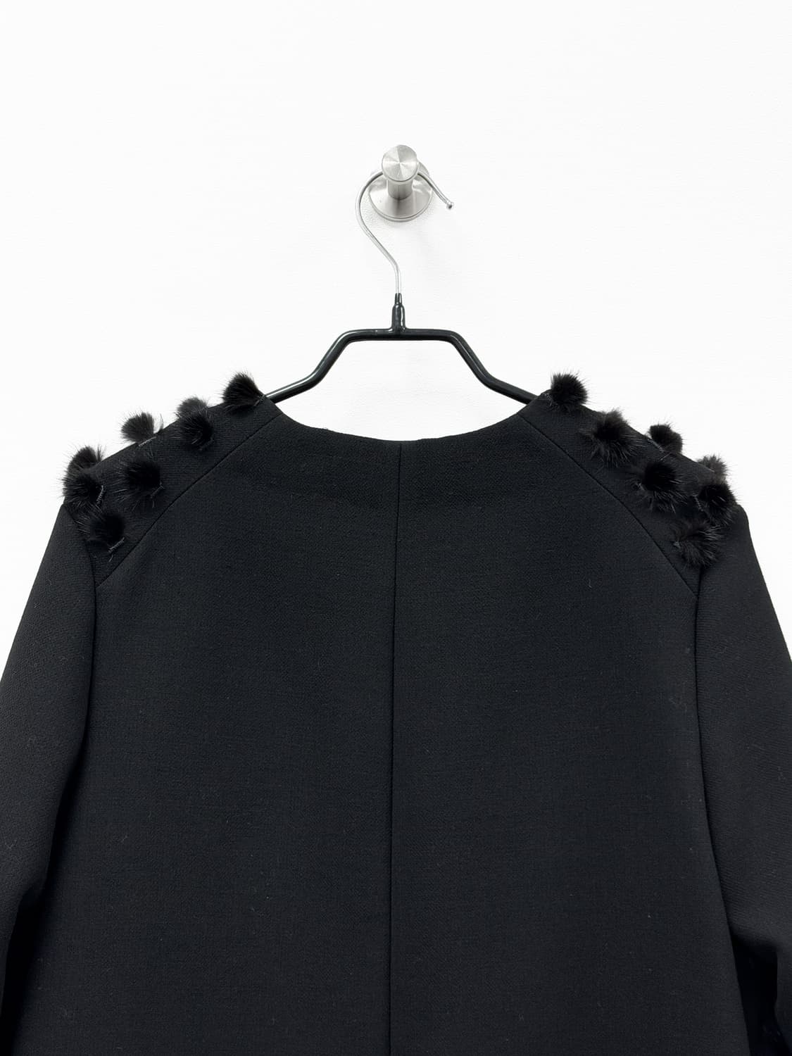 마르니 밍크 디테일 울 코트 상품이미지5