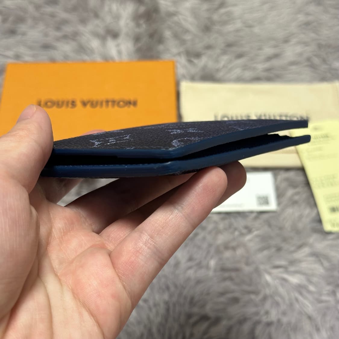 [풀구성] 루이비통 이클립스 오거나이저 카드지갑 네이비 신형 상품이미지7