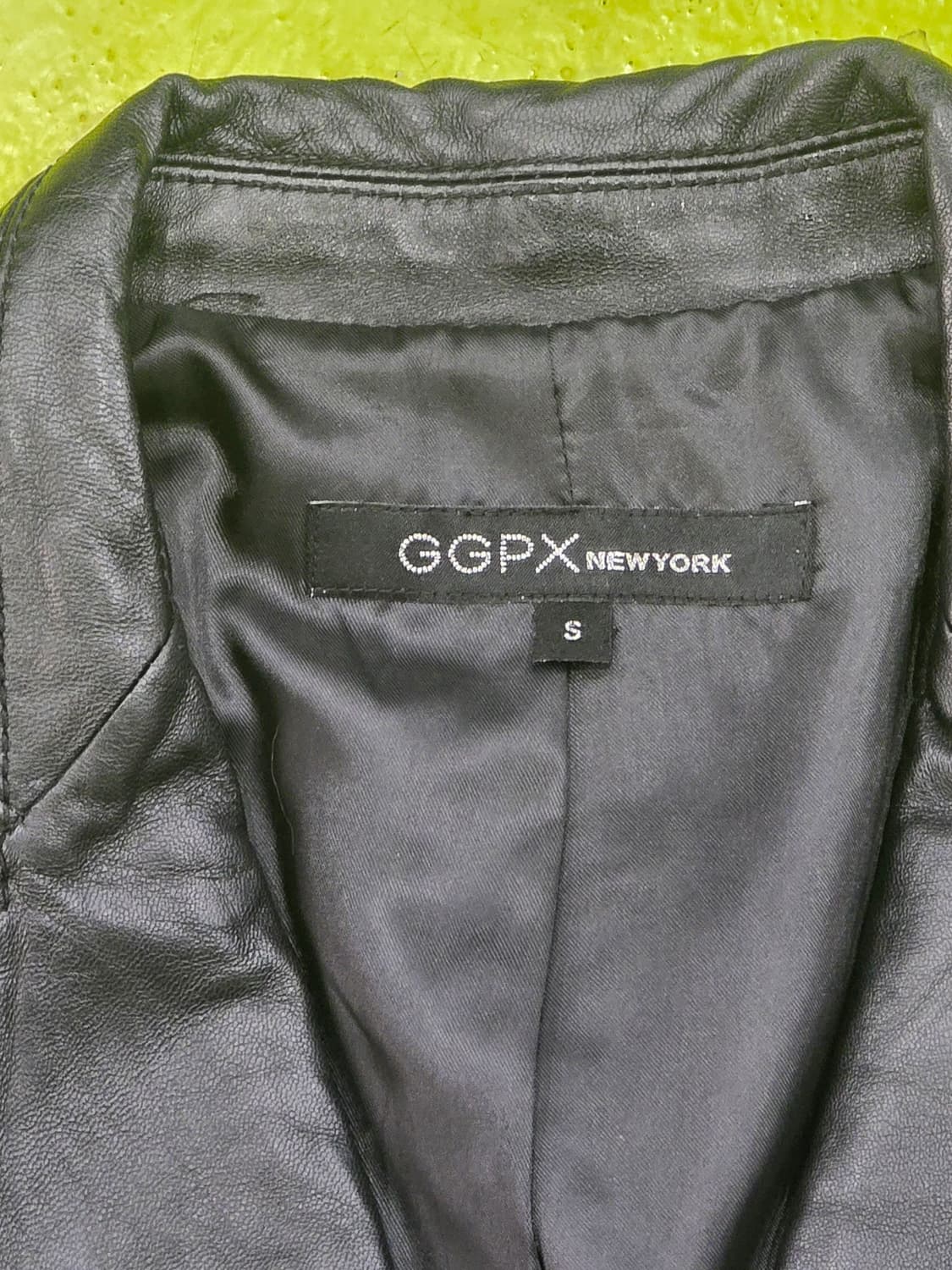 GGPX 뉴욕 블랙 가죽 자켓 XS 상품이미지7