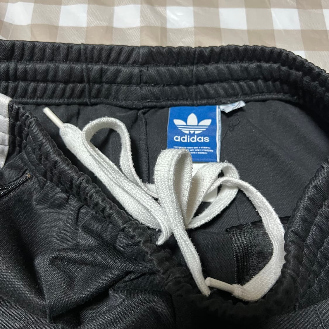 아디다스 유로파 트랙팬츠 L 블랙 바지 삼선 트레포일 상품이미지3