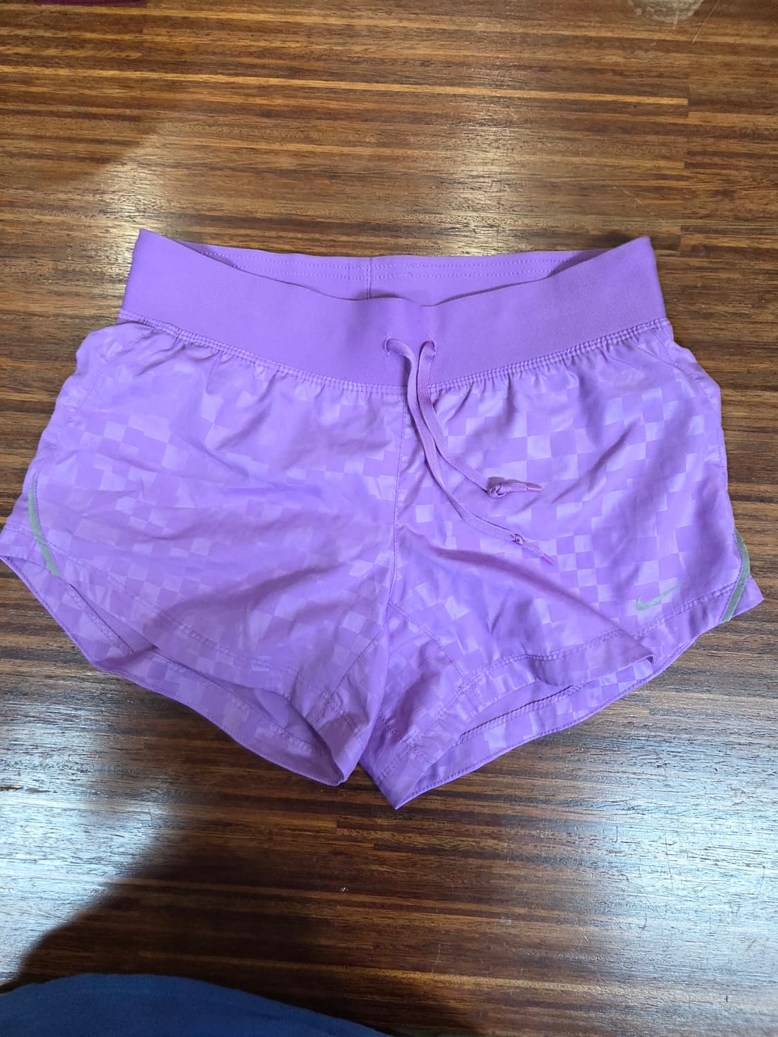나이키 해외판 여성 체커보드 러닝 쇼츠반바지 xs 상품이미지1