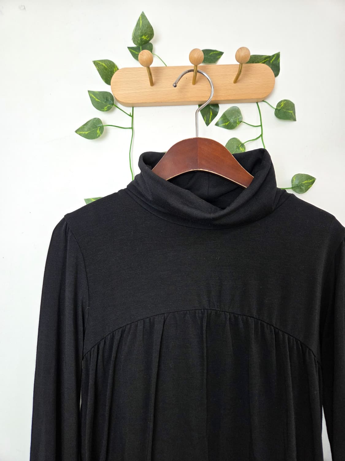 블랙 목폴라 슬리브 상품이미지2