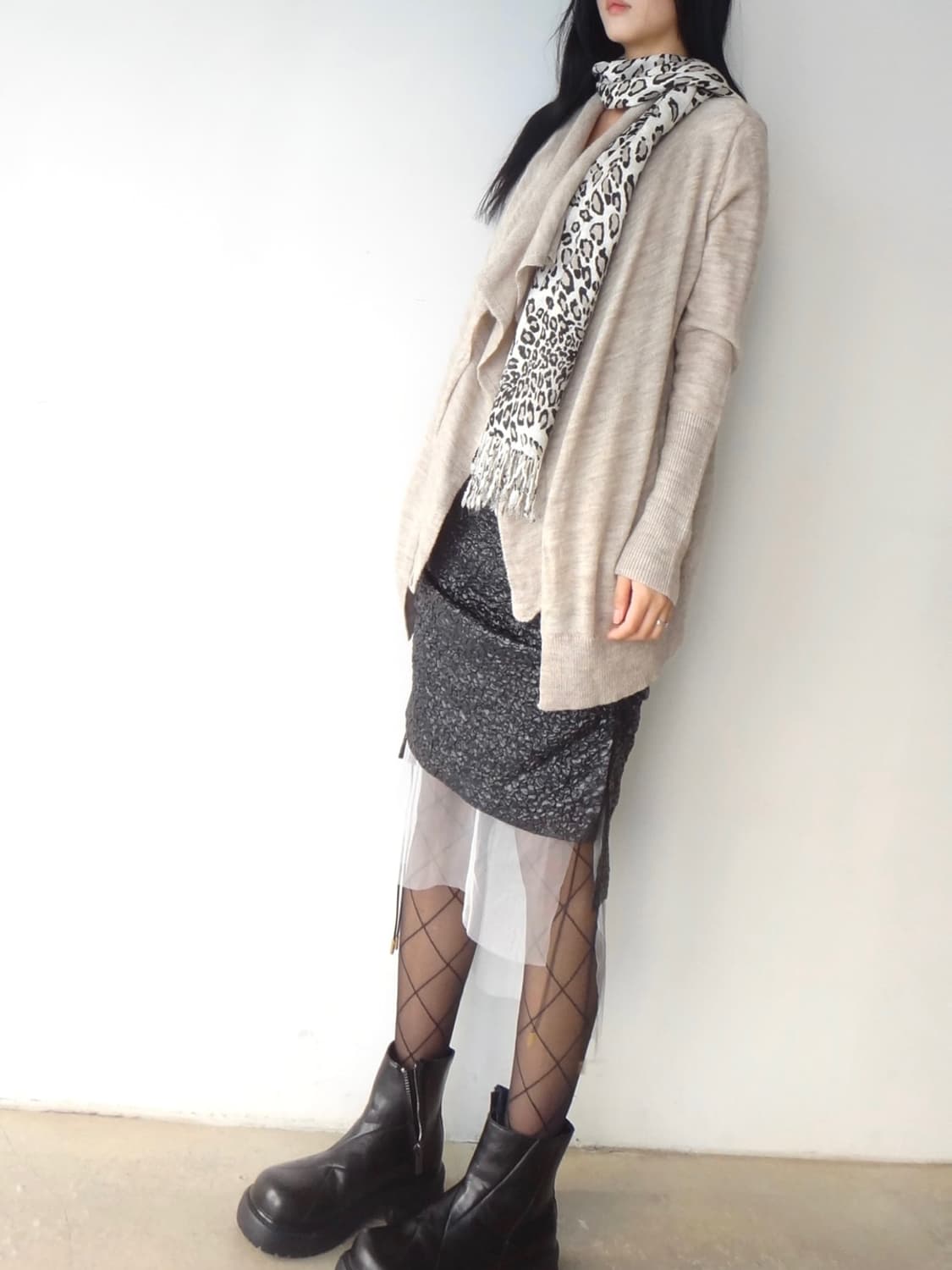 PURE DKNY 2 layered drape cardigan 상품이미지7