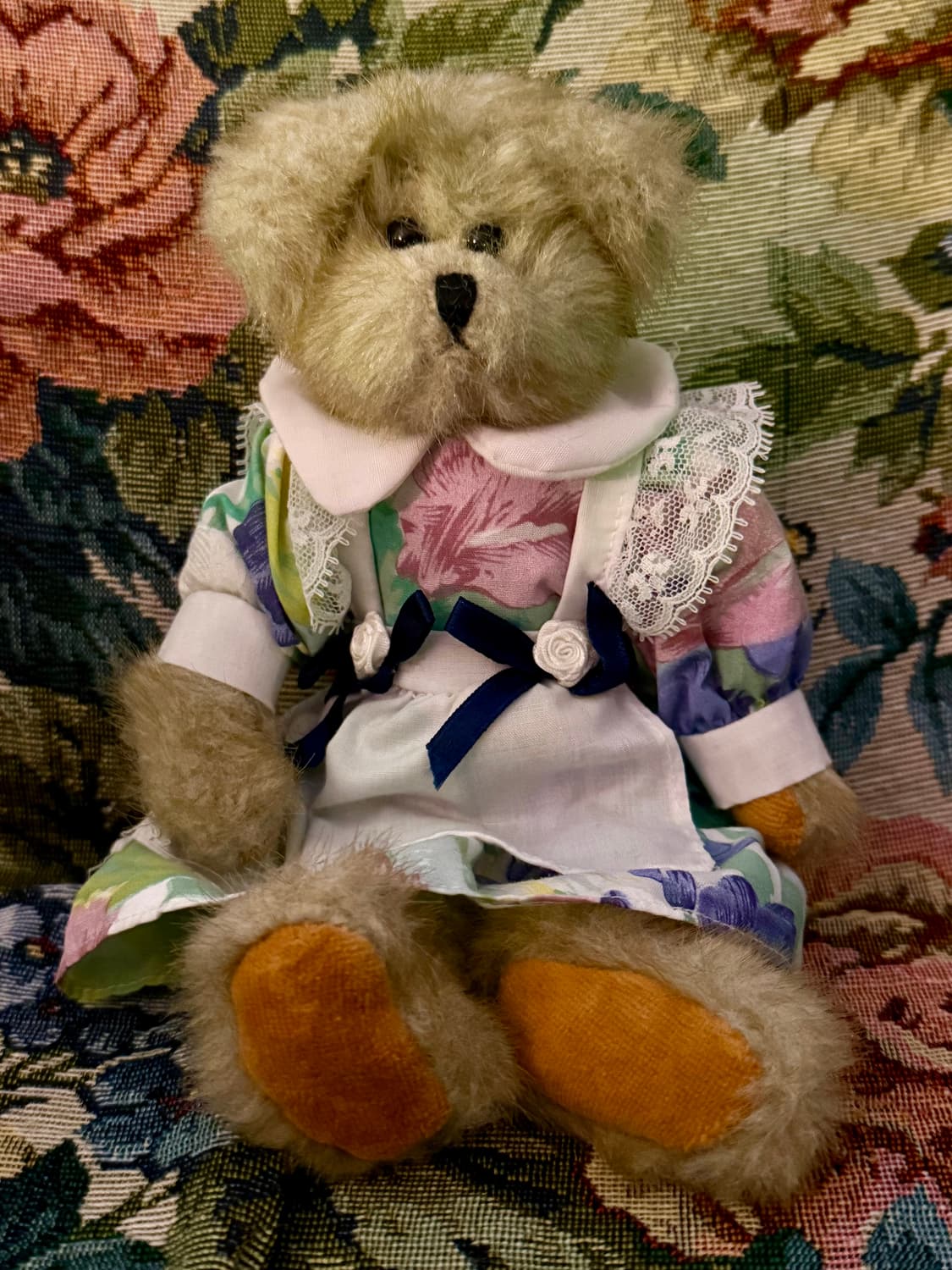 보이즈베어 꽃무늬 원피스 곰인형 봉제인형 테디베어 상품이미지6