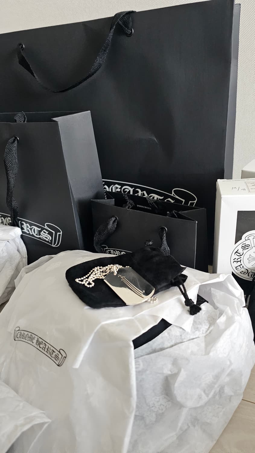 크롬하츠 시그니처 도그택+볼체인 새상품 상품이미지2