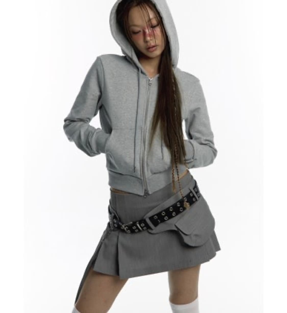 카시코 얀트라 후드집업 그레이 상품이미지1