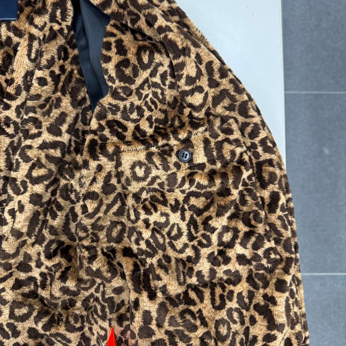 WHIZ LIMITED Leopard Fur Lining Jacket 상품이미지10