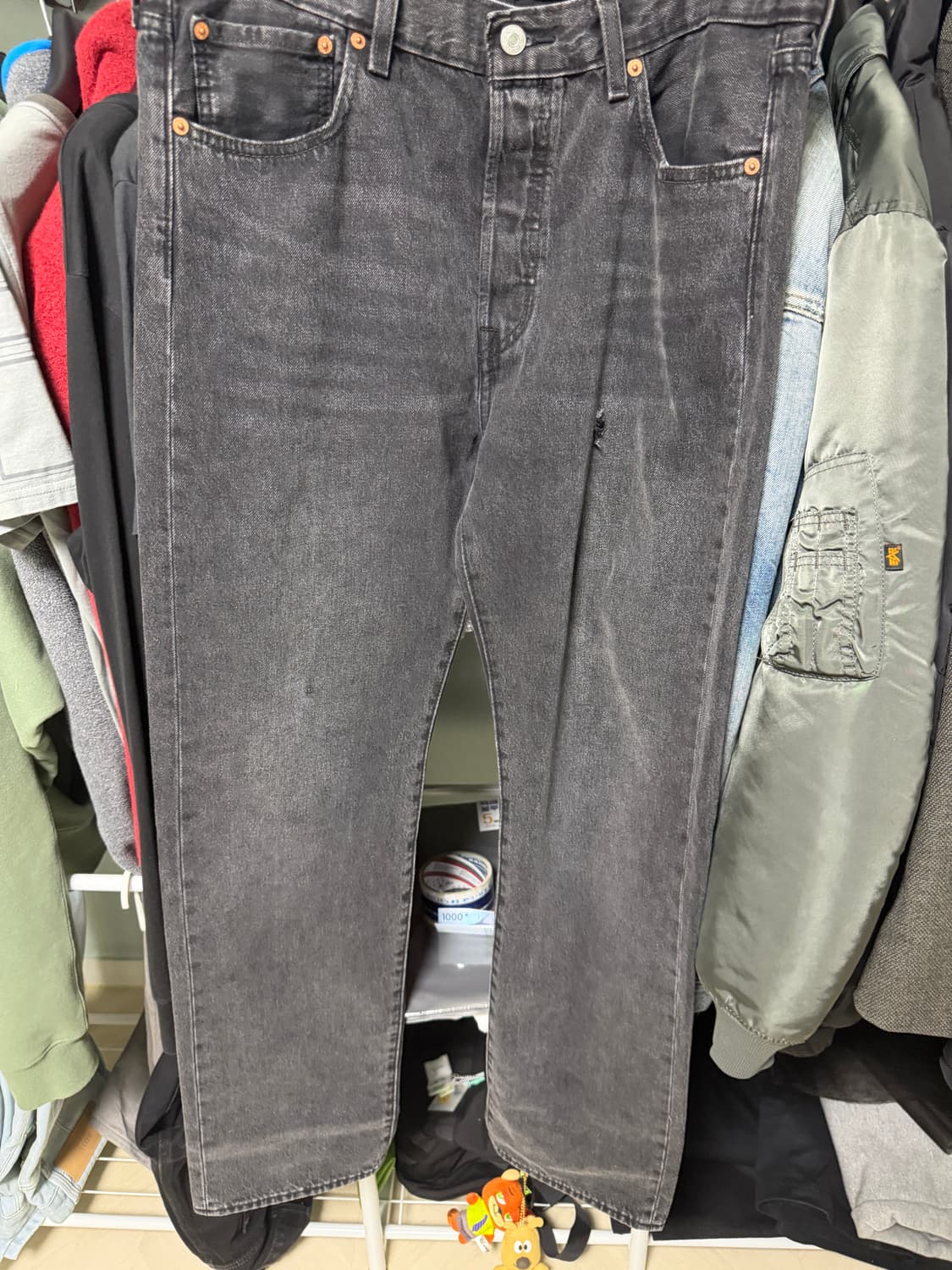 리바이스 501 흑청 ( 34,32) 상품이미지2