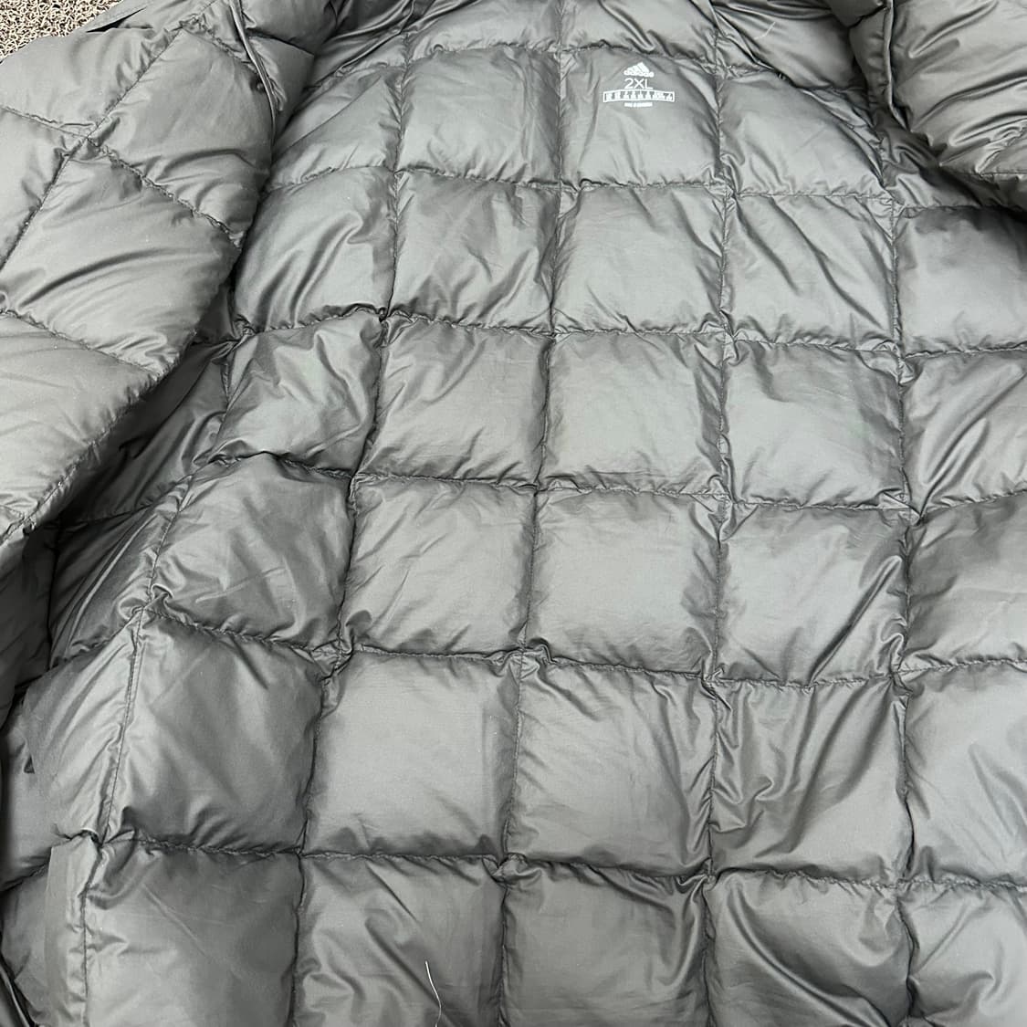 아디다스 덕다운 패딩 점퍼 차콜 2XL 상품이미지8