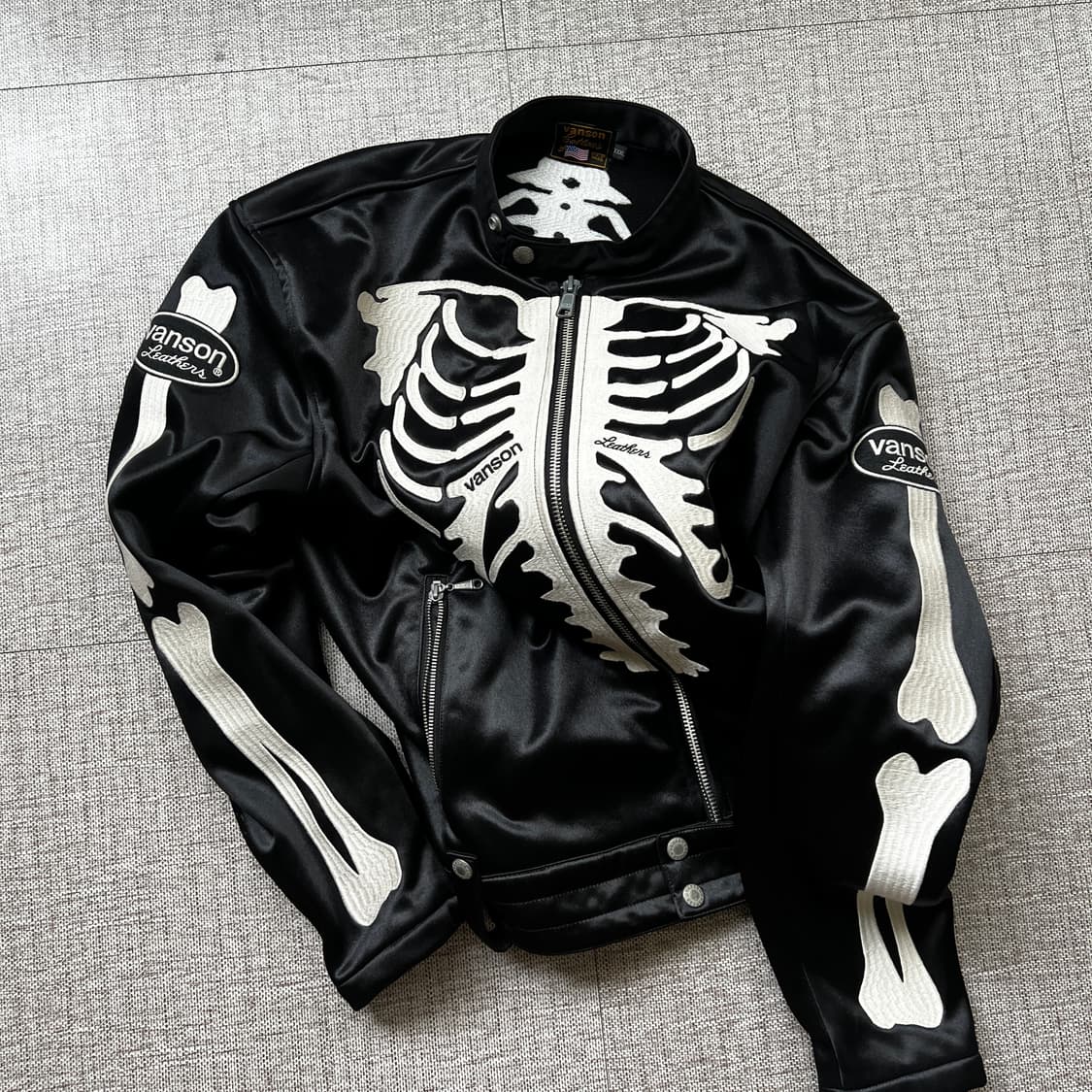 밴슨 본 라이더 자켓 XXXL 상품이미지3