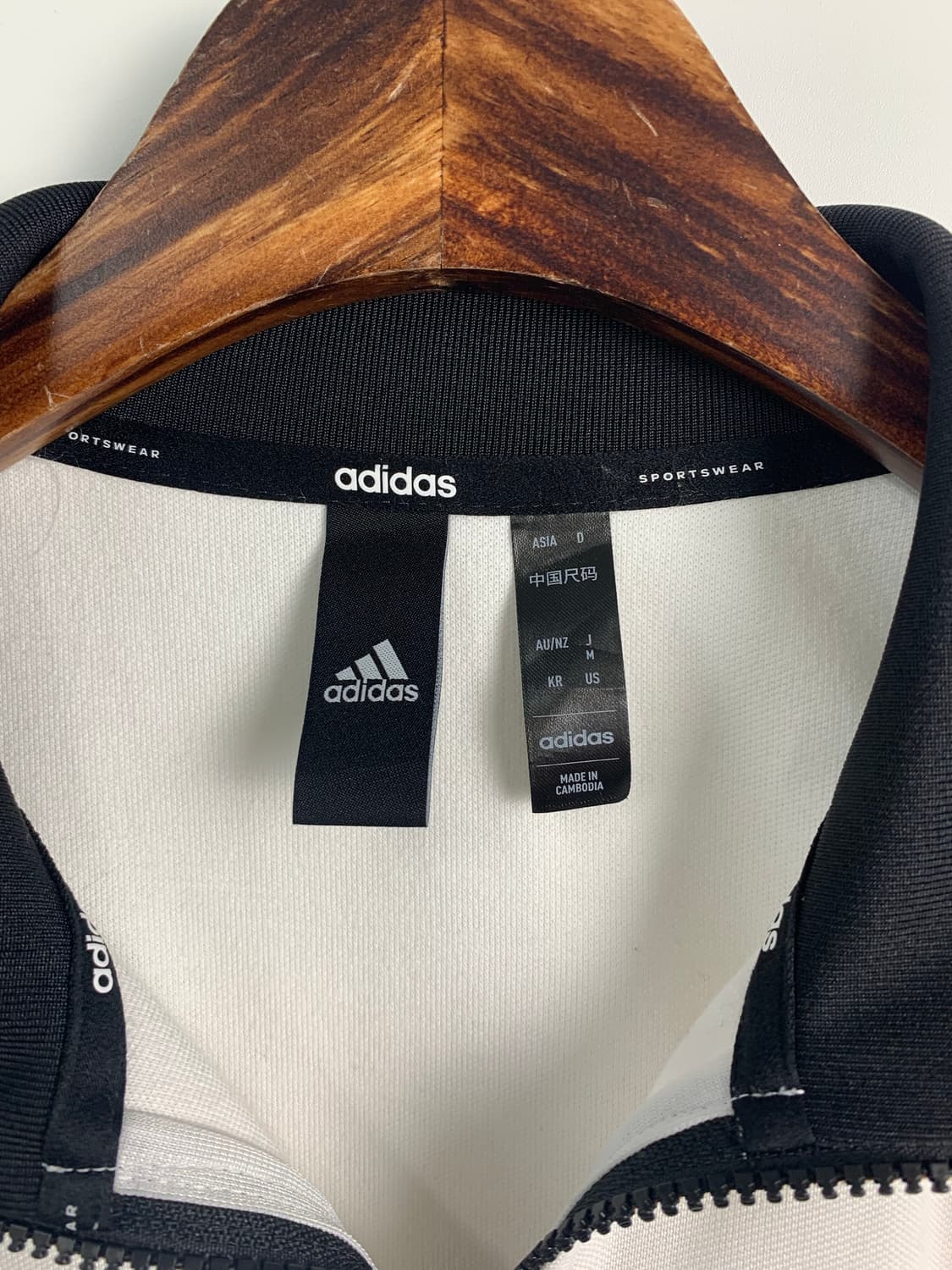 아디다스 화이트 사이드라인 트랙 져지 상품이미지6