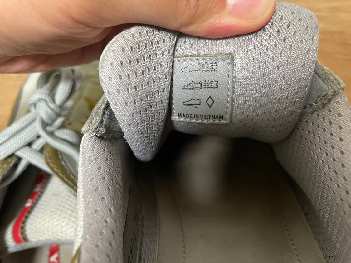 프라다 아메리카컵 올리브 그린 UK7.5 상품이미지8