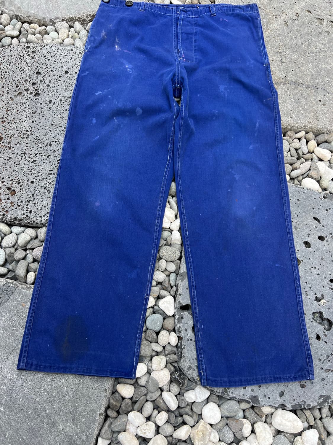 (34인치) OLD VINTAGE FADED BLUE 프렌치워크팬츠 상품이미지4