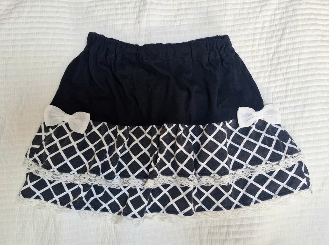 일본빈티지 공겜여주깔 긱시크 미니스커트 상품이미지1