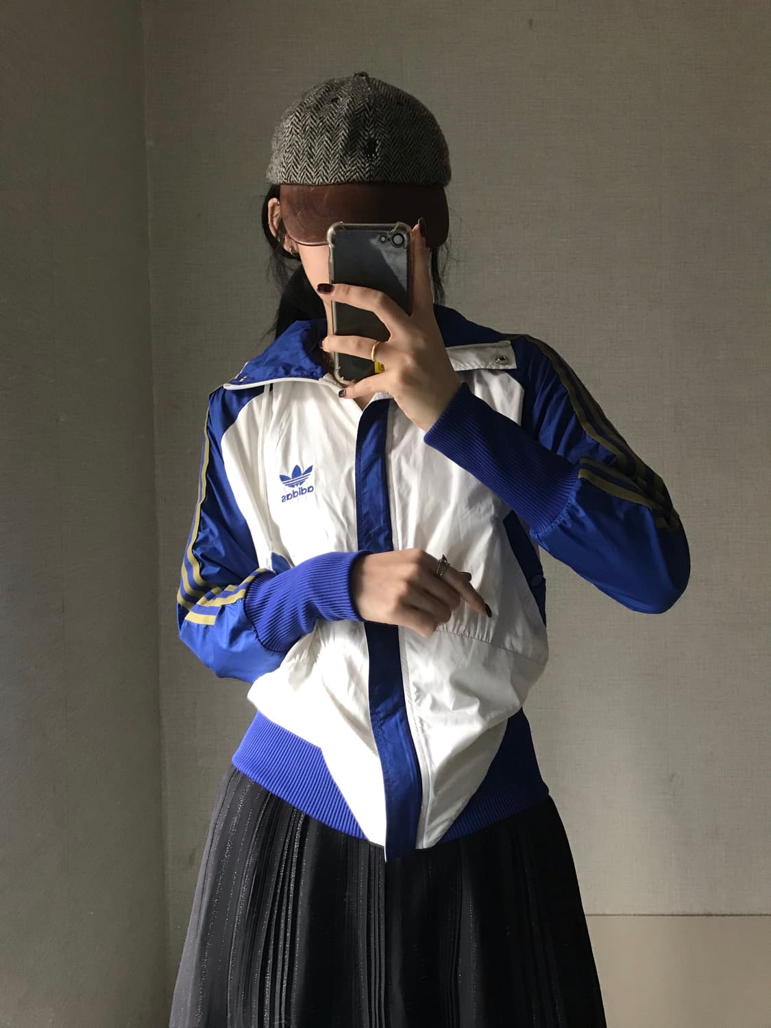 아디다스 00s 흰파카키 바람막이 상품이미지3