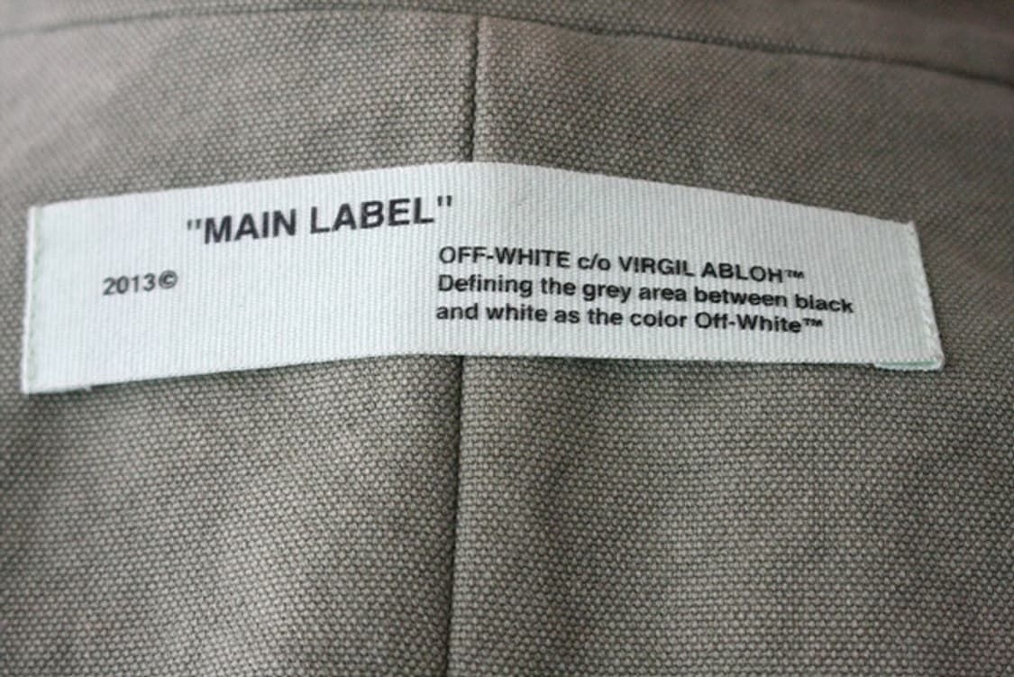 오프화이트 off-white 면 롱코트 상품이미지9