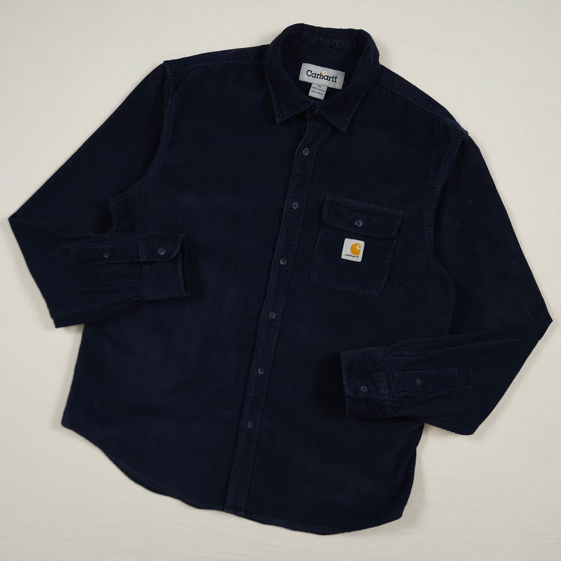 L(100) 칼하트 리워크 코듀로이셔츠 네이비 상품이미지2
