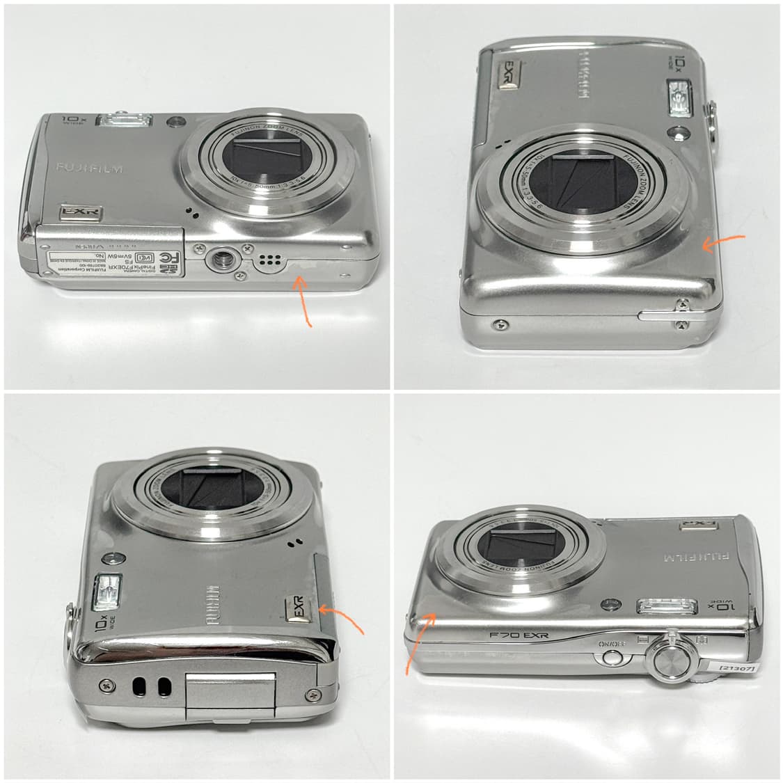 후지필름 파인픽스 F70EXR 실버 빈티지디카 상품이미지3