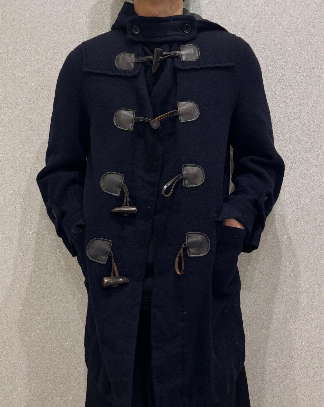 꼼데가르송 옴므 11aw 후디드 더플 코트 상품이미지1