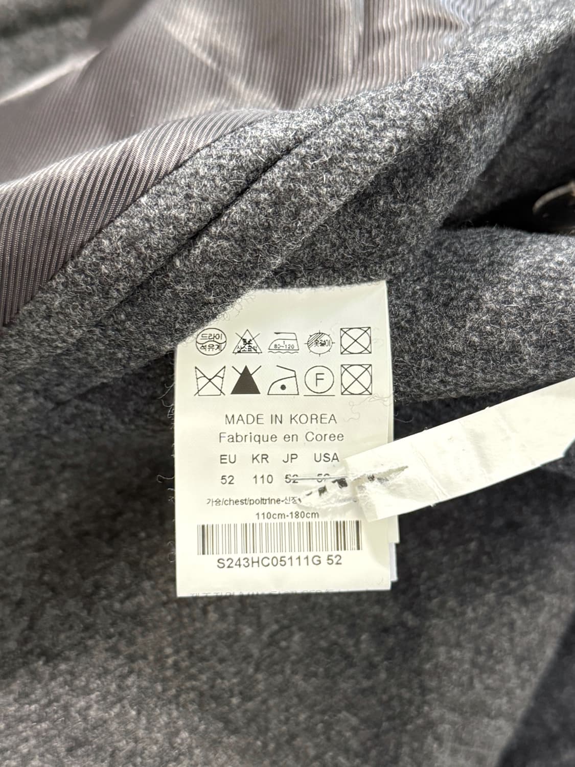 솔리드옴므 24fw 캐시미어 울 맥시 코트  상품이미지7