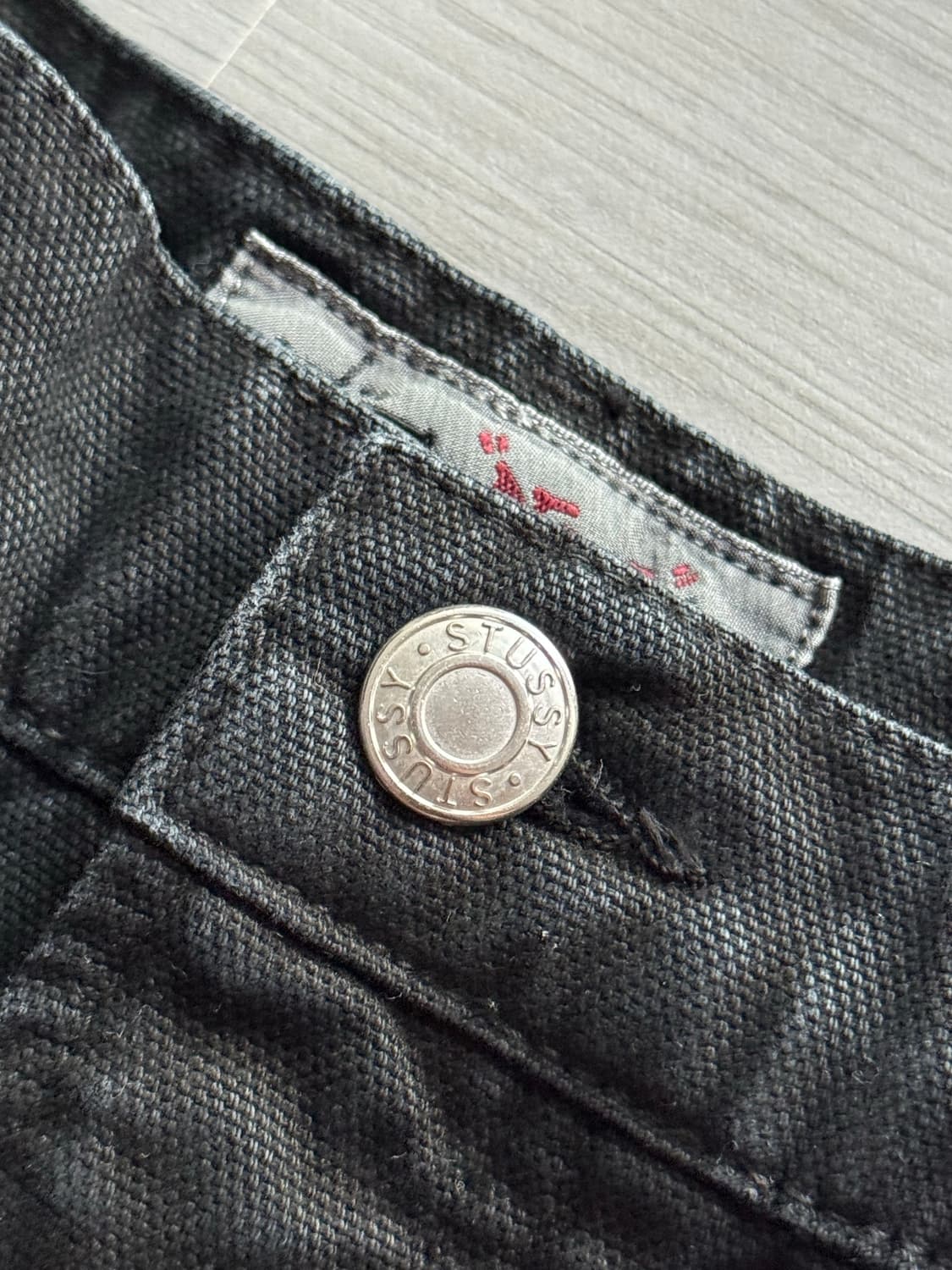 스투시 빅올진 워시드 캔버스 블랙 상품이미지3