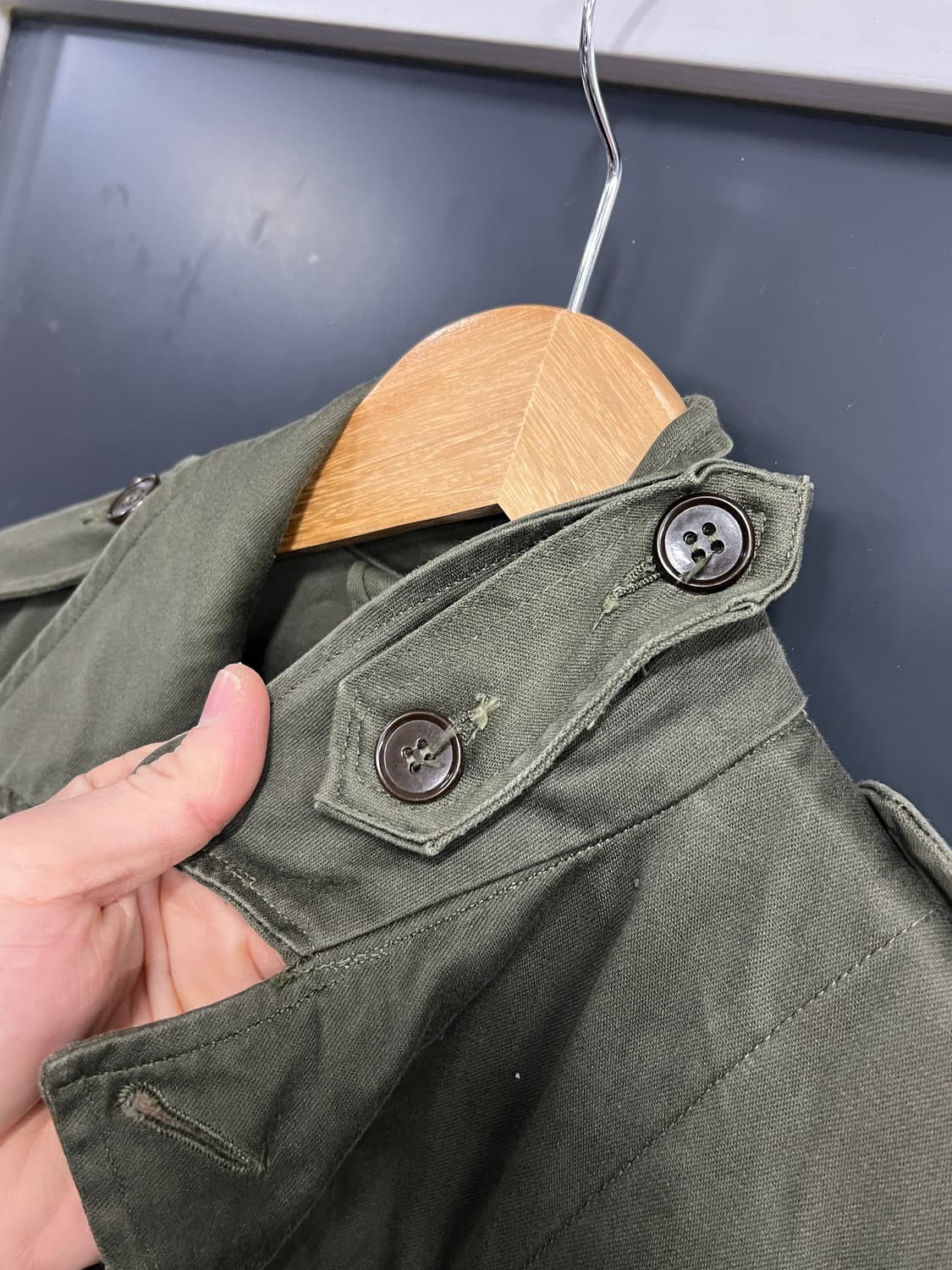 60s Military 오리지널 밀리터리 프랑스군 M64 필드 자켓 상품이미지3