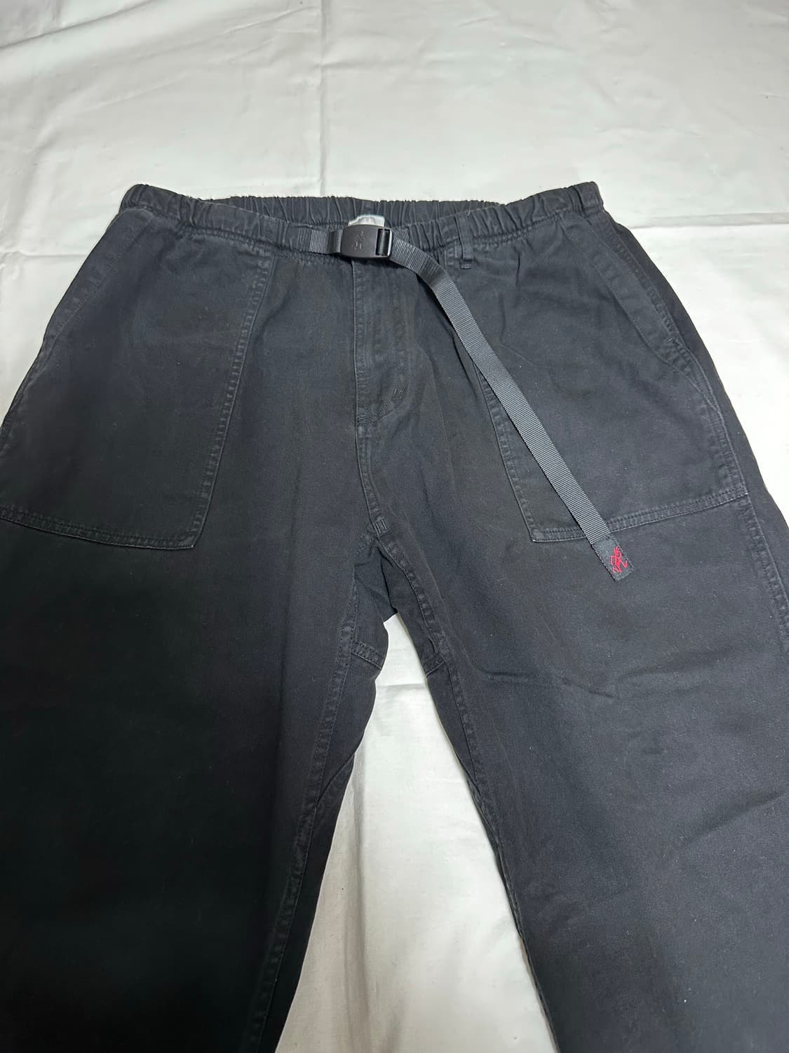 그라미치 루즈핏 치노 블랙 상품이미지2