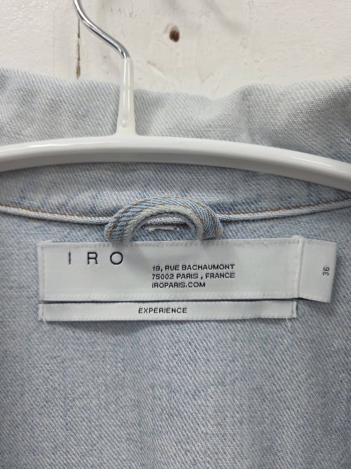 36 IRO 이태리 데님 청자켓 상품이미지2