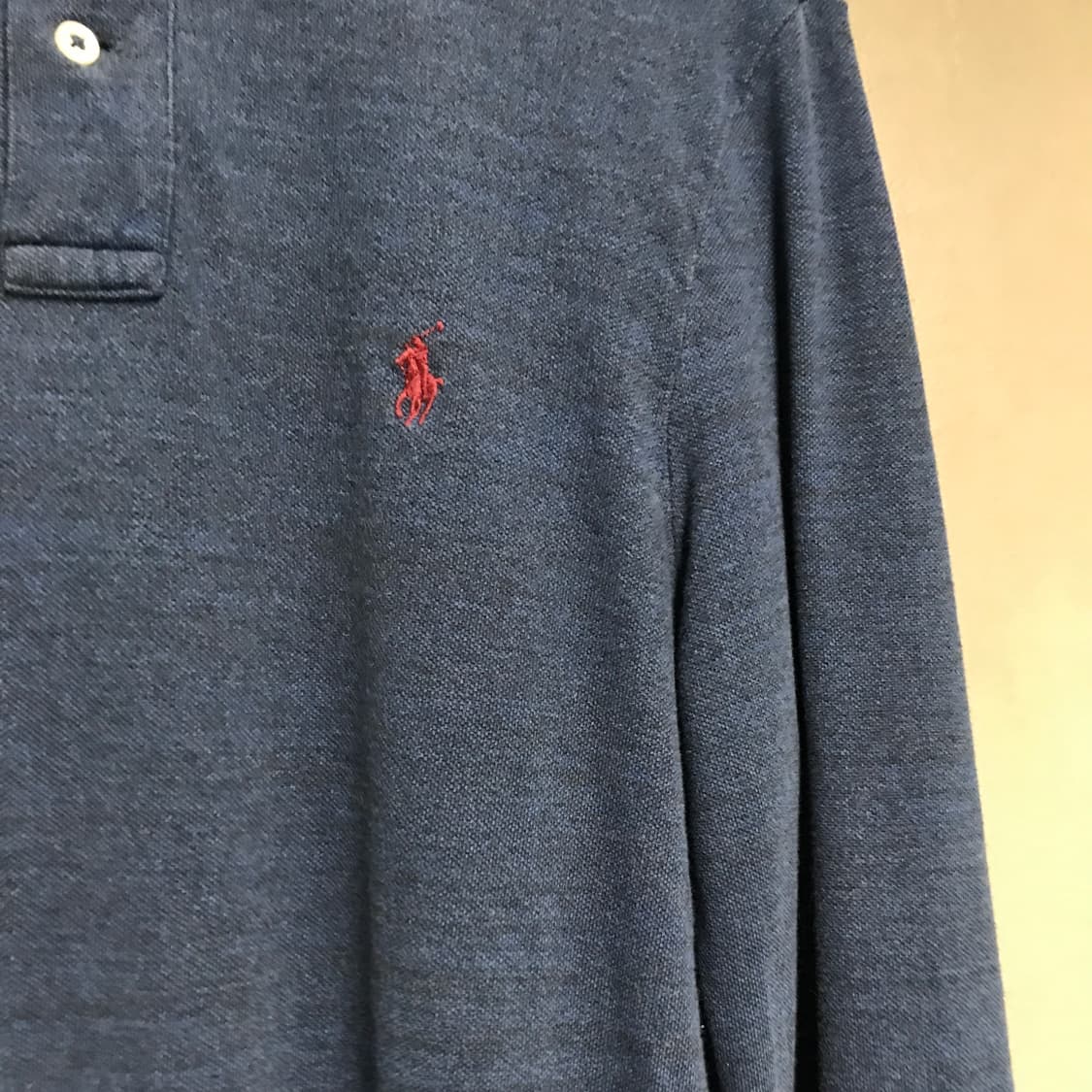 폴로 랄프로렌 PK 긴팔 카라티 블루 S 상품이미지4