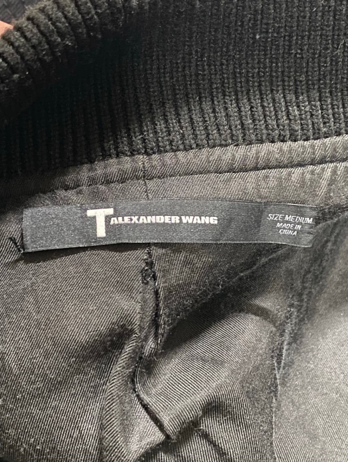 알렉산더왕 램스킨 레더 봄버 상품이미지6