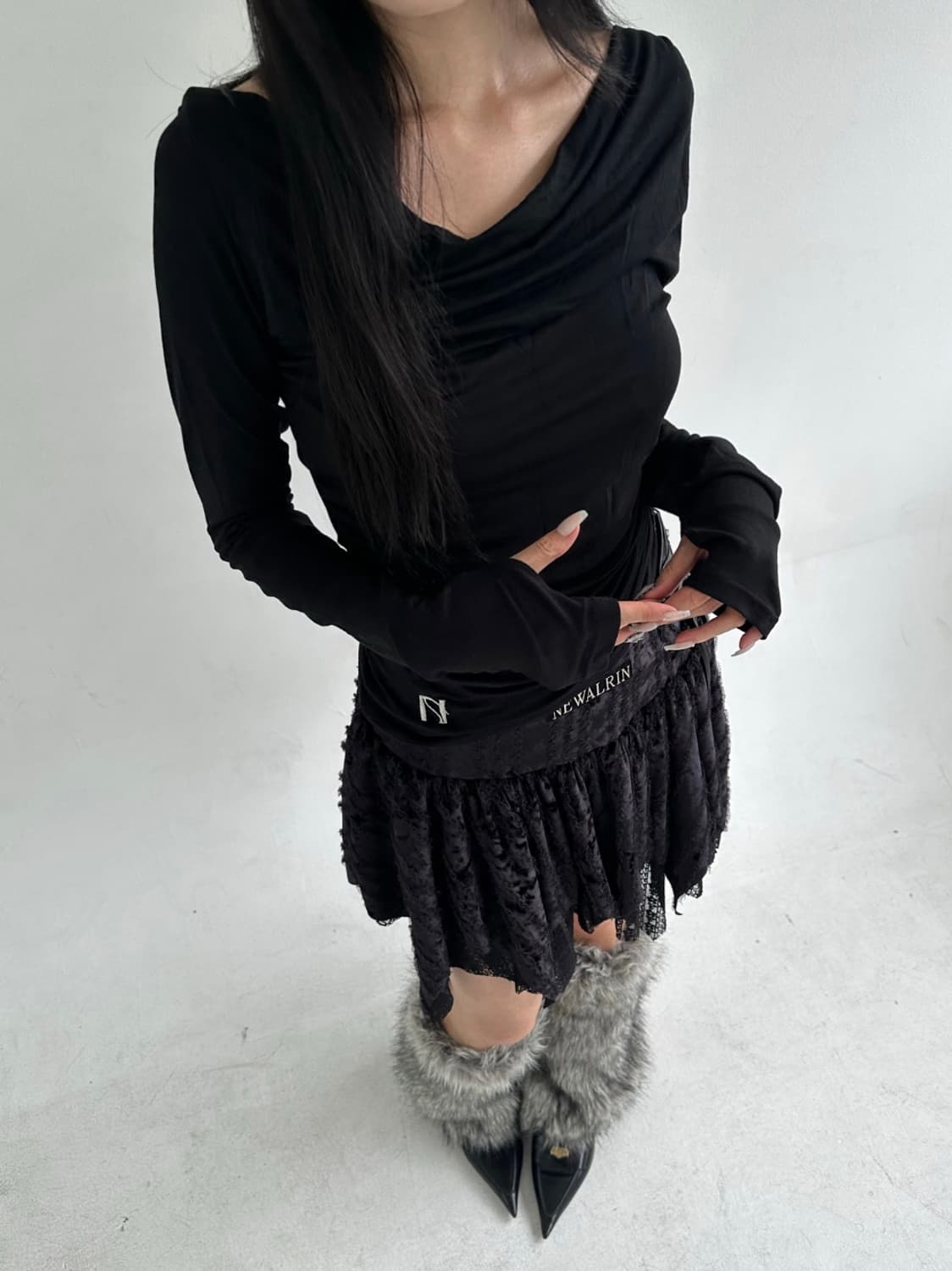  Bella NEWALRIN Embelm velvet String ski 상품이미지2
