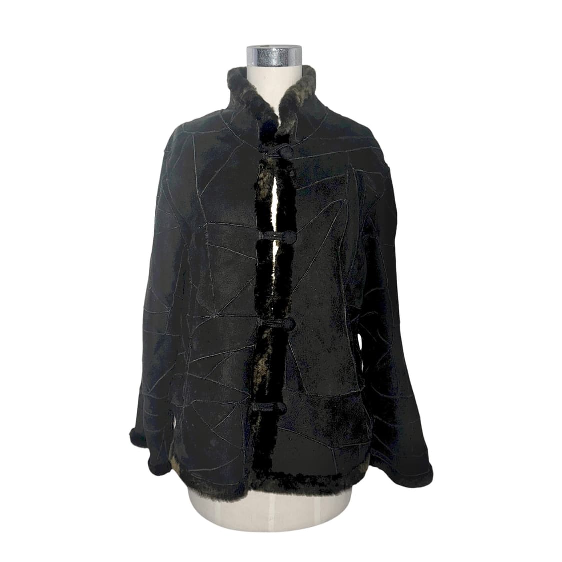 Black Leaves Oriental Mustang Jacket 상품이미지5