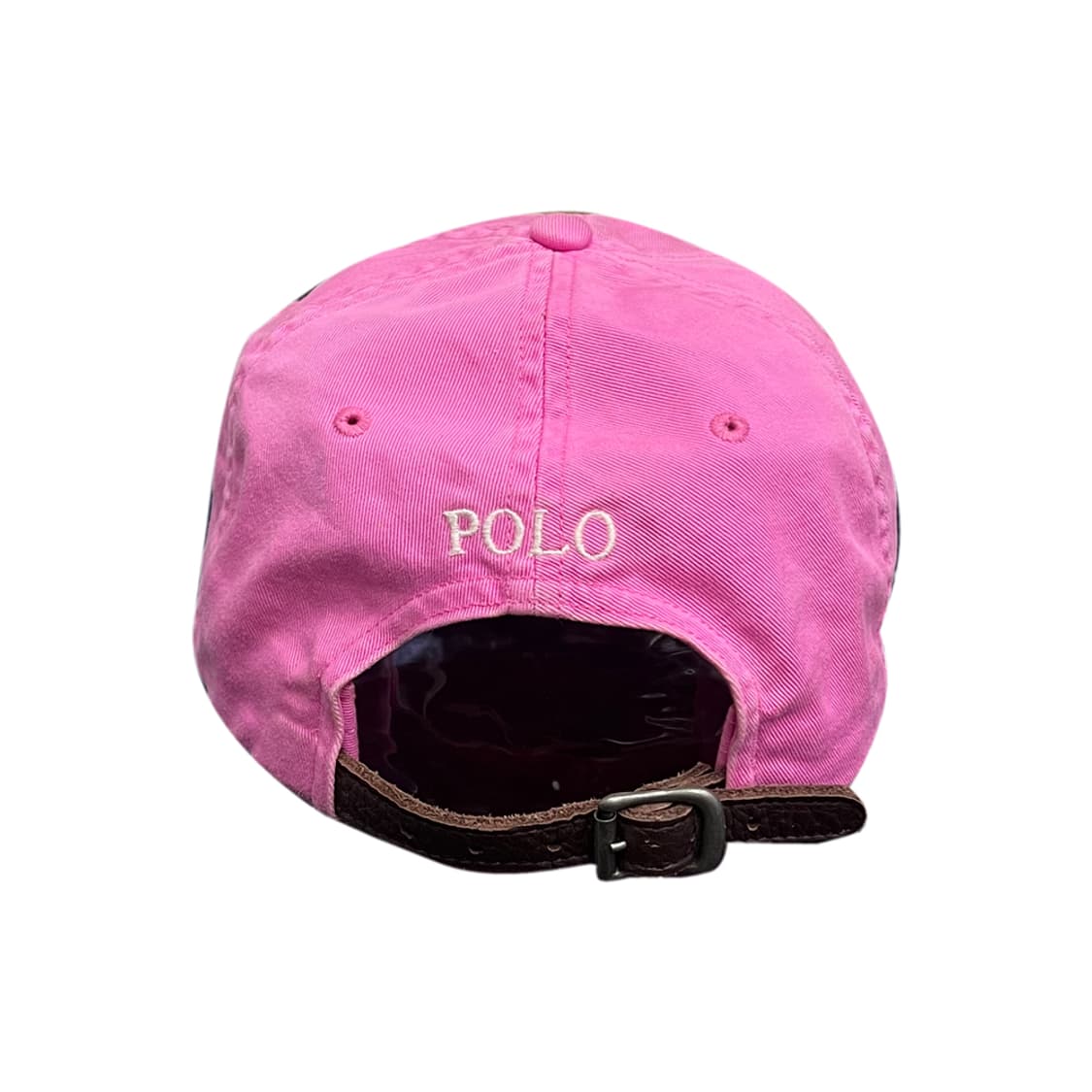 폴로 랄프로렌 핑크 코튼 볼캡 모자 상품이미지3