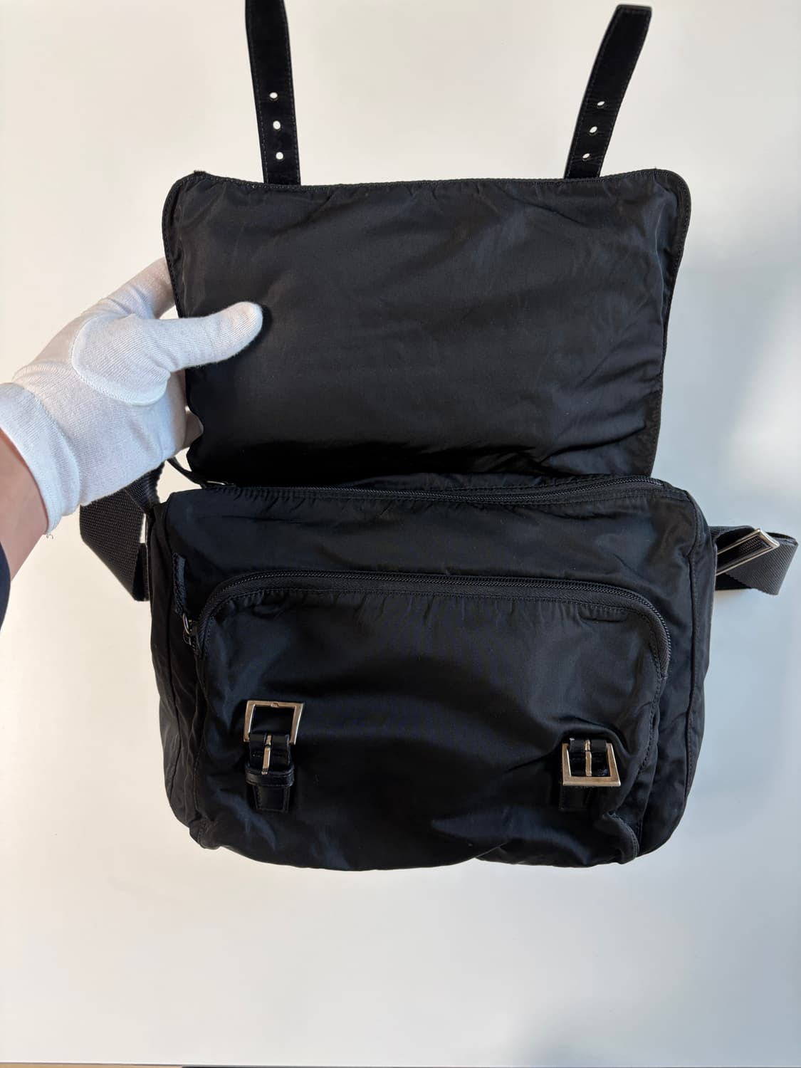 프라다 포코노 나일론 메신저백 크로스백 상품이미지7